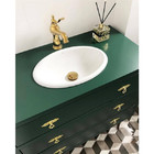 Torneira Monocomando Retrô Baixa Para Banheiro (tarim Dourada)