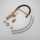 Torneira Monocomando Rose Gold Luxo Cozinha Área Gourmet Duch