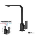 Torneira Monocomando Slim Chata Black