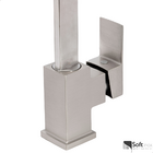 Torneira Monocomando Slim Chata Escovada