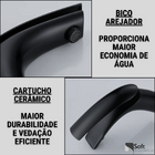 Torneira Monocomando Tigris Bica Baixa Lavatório Banheiro Ful