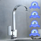 Torneira Monocomando Titaly Cromada