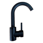 Torneira Monocomando Tubo Bica Baixa U Black Lavatório