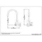 Torneira Move De Parede Bica Móvel Tubo Flex Japi Vermelho/cr