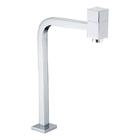 Torneira P/ Banheiro De Mesa Bica Alta Quadrada 90° Cromada