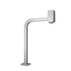 Torneira P/ Banheiro De Mesa Bica Alta Quadrada 90° Cromada