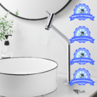 Torneira P/lavatório Link 45° Soft 1/4 Volta Bica Alta