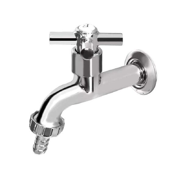 Torneira P/tanque/jardim Cromada C-34 Com 1/4 De Volta Casagr