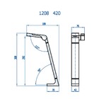 Torneira Para Banheiro Alta Essence Preto Brilhante Fani