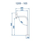 Torneira Para Banheiro Alta Hera 1209 Preto Fosco Fani