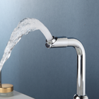 Torneira Para Banheiro Articulada Misturador Monocomando Aço