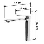 Torneira Para Banheiro Atenas Cromado 100% Metal Premium Baix