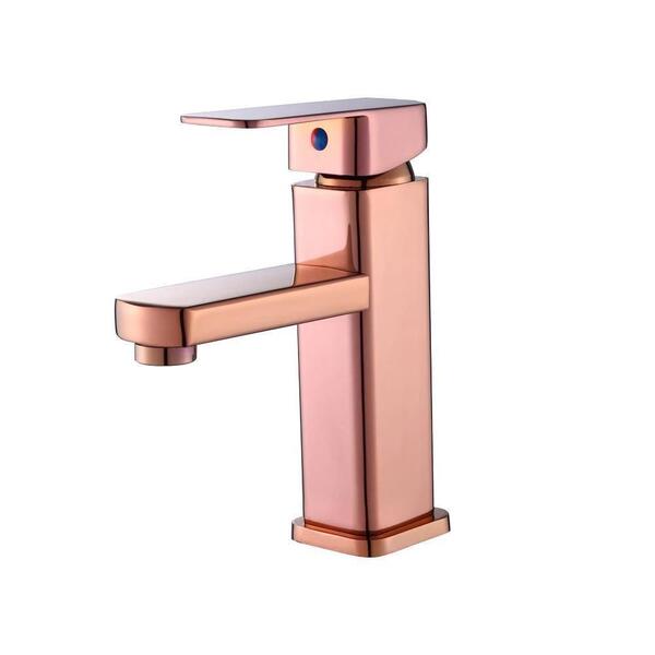 Torneira Para Banheiro Baixa Com Misturador Monocomando Rose