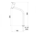 Torneira Para Banheiro Balcão 1203 Minimal Advance C78 Meber