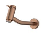 Torneira Para Banheiro Basic Parede Rose Gold Celite