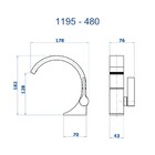 Torneira Para Banheiro Bica Alta Gold Fani
