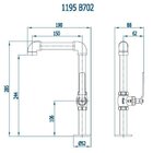 Torneira Para Banheiro Bica Alta Industrial Living Clássica 7