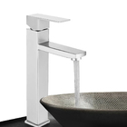 Torneira Para Banheiro Bica Alta Inox Para Cuba De Sobrepor M