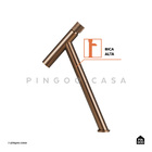 Torneira Para Banheiro Bica Alta Puiú Pingoo.casa - Dourado R
