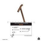 Torneira Para Banheiro Bica Alta Puiú Pingoo.casa - Dourado R