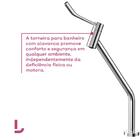 Torneira Para Banheiro Com Alavanca Bica Alta Nova Benefit Cr