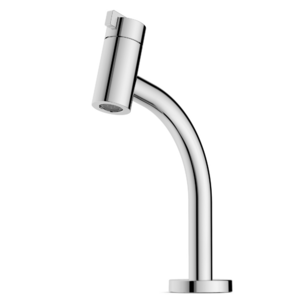 Foto de Torneira Para Banheiro De Mesa Bica Baixa Singles One Cromado