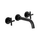 Torneira Para Banheiro Duplo Comando De Parede Cariús Pingoo.