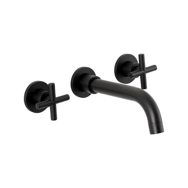 Torneira Para Banheiro Duplo Comando De Parede Cariús Pingoo.