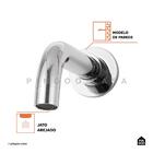 Torneira Para Banheiro Duplo Comando De Parede Cariús Pingoo.