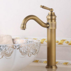 Torneira Para Banheiro Em Bronze Antigo Articulada Com Mistur