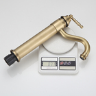 Torneira Para Banheiro Em Bronze Antigo Articulada Com Mistur