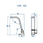 Torneira Para Banheiro Essence Rose Gold Fani