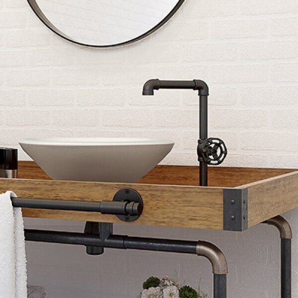 Torneira Para Banheiro Industrial Bica Alta Living 700 Fani B