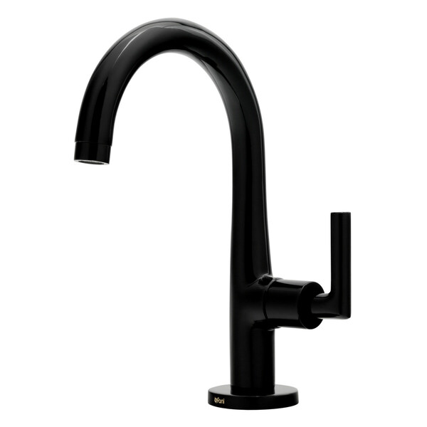 Torneira Para Banheiro Jade Clássica Preto Brilhante Fani