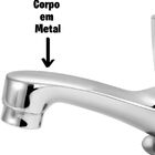 Torneira Para Banheiro Lavatório 1194 Baixa Em Metal Acabamen