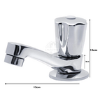 Torneira Para Banheiro Lavatório Mesa Bica Alta Giratória 1/4