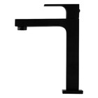 Torneira Para Banheiro Média Retta Preto Fosco Fani