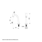 Torneira para Banheiro Mesa Bica Baixa Cromada Basic Plus Celite