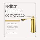 Torneira Para Banheiro Misturador 100% Metal Premium Moscou G