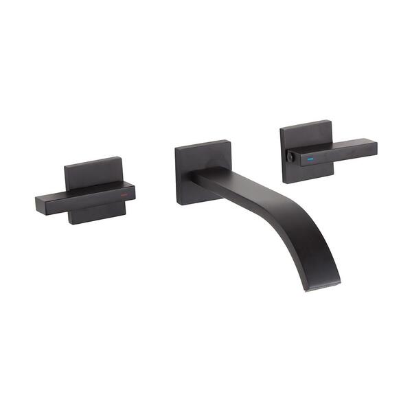 Torneira Para Banheiro Misturador De Parede Duplo Comando Cax