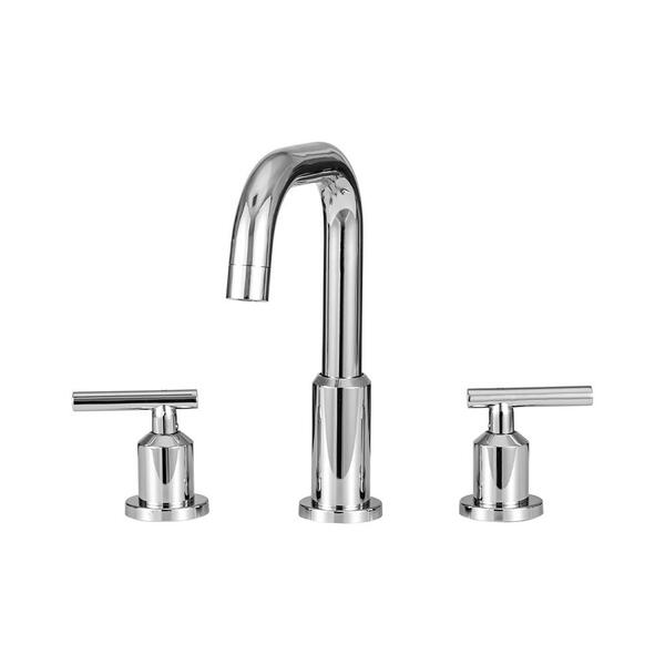 Torneira Para Banheiro Misturador Duplo Comando Aço Inox 304