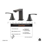 Torneira Para Banheiro Misturador Duplo Comando Aço Inox 304