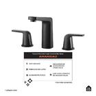 Torneira Para Banheiro Misturador Duplo Comando Bica Baixa Am