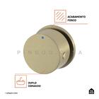 Torneira Para Banheiro Misturador Duplo Comando De Parede Pia