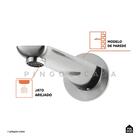 Torneira Para Banheiro Misturador Duplo Comando De Parede Pia