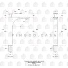 Torneira Para Banheiro Misturador Monocomando Alta Caeté Ping