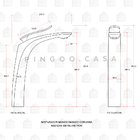 Torneira Para Banheiro Misturador Monocomando Alta Corumbá Pi