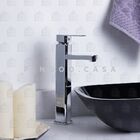 Torneira Para Banheiro Misturador Monocomando Alta Madeira Pi