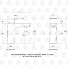 Torneira Para Banheiro Misturador Monocomando Baixa Aço Inox