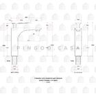 Torneira Para Banheiro Misturador Monocomando Baixa Caeté Pin
